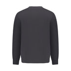 Black Cotton Men's Sweatshirt