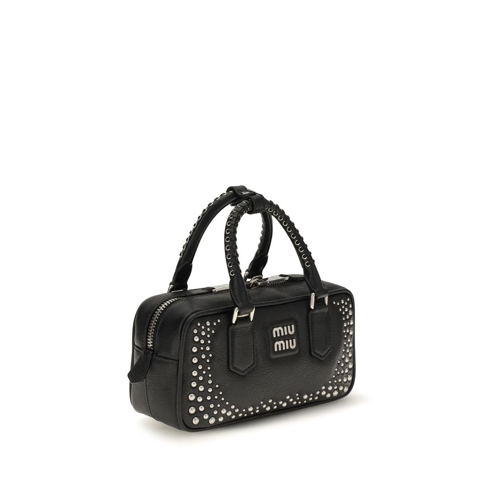Black Calf Leather Bos Taurus Shoulder Bag