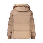 Brown Polyester Women's Jacket