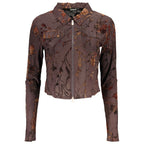 Brown Polyester Women's Sweater