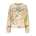 Pink Cotton Women Sweatshirt