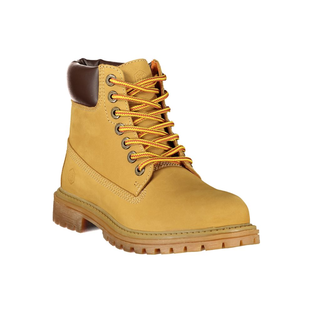 Yellow Leather Women's Boot