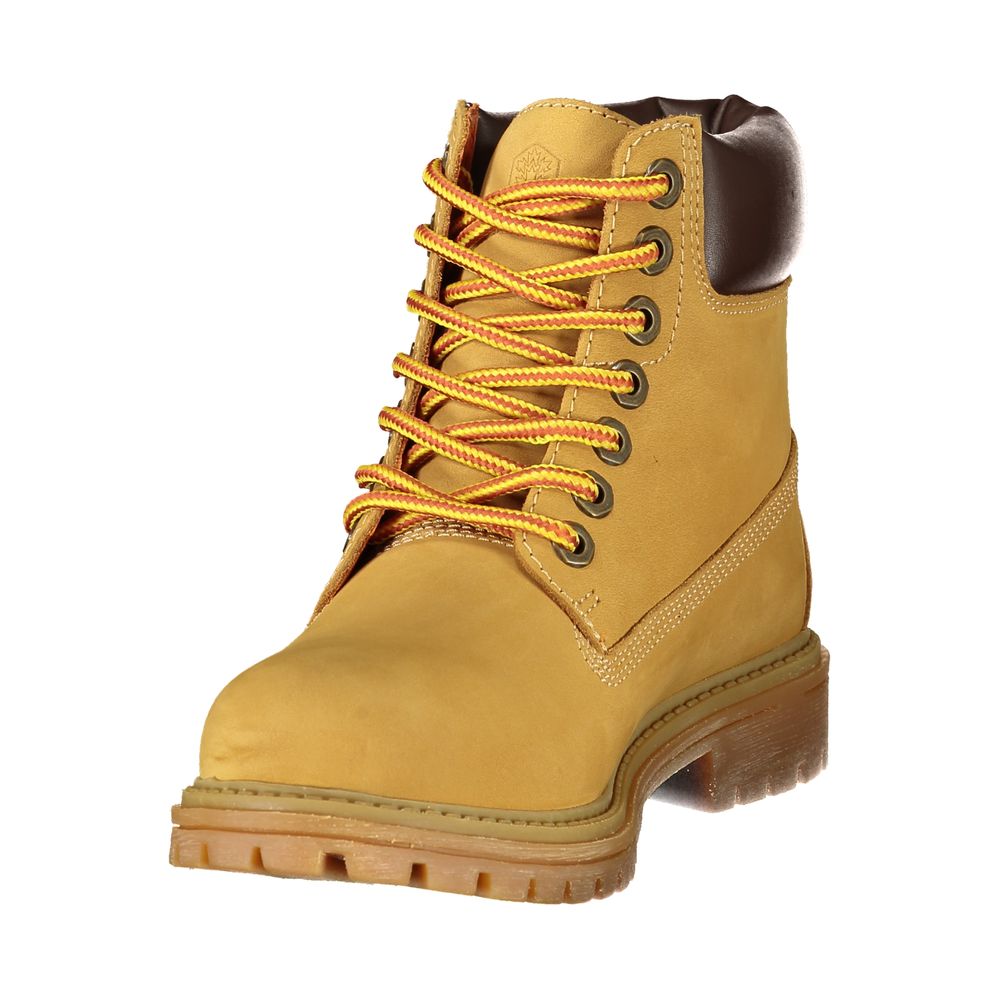 Yellow Leather Women's Boot