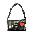 Nero Polyurethane Women's Bag for Effortless Chic Style