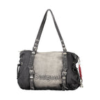 Black Cotton Women's Bag