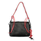 Black Polyurethane Women Bag