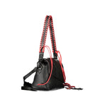 Black Polyurethane Women Bag