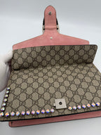 GUCCI DIONYSUS GG Supreme with Diamonds Handbag