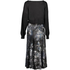 Blue Polyester Women's Dress