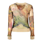 Beige Polyester Womens Shirt
