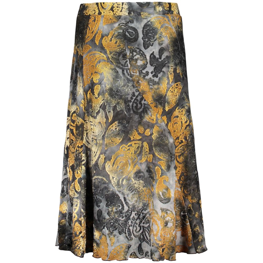 Blue Polyester Women's Skirt