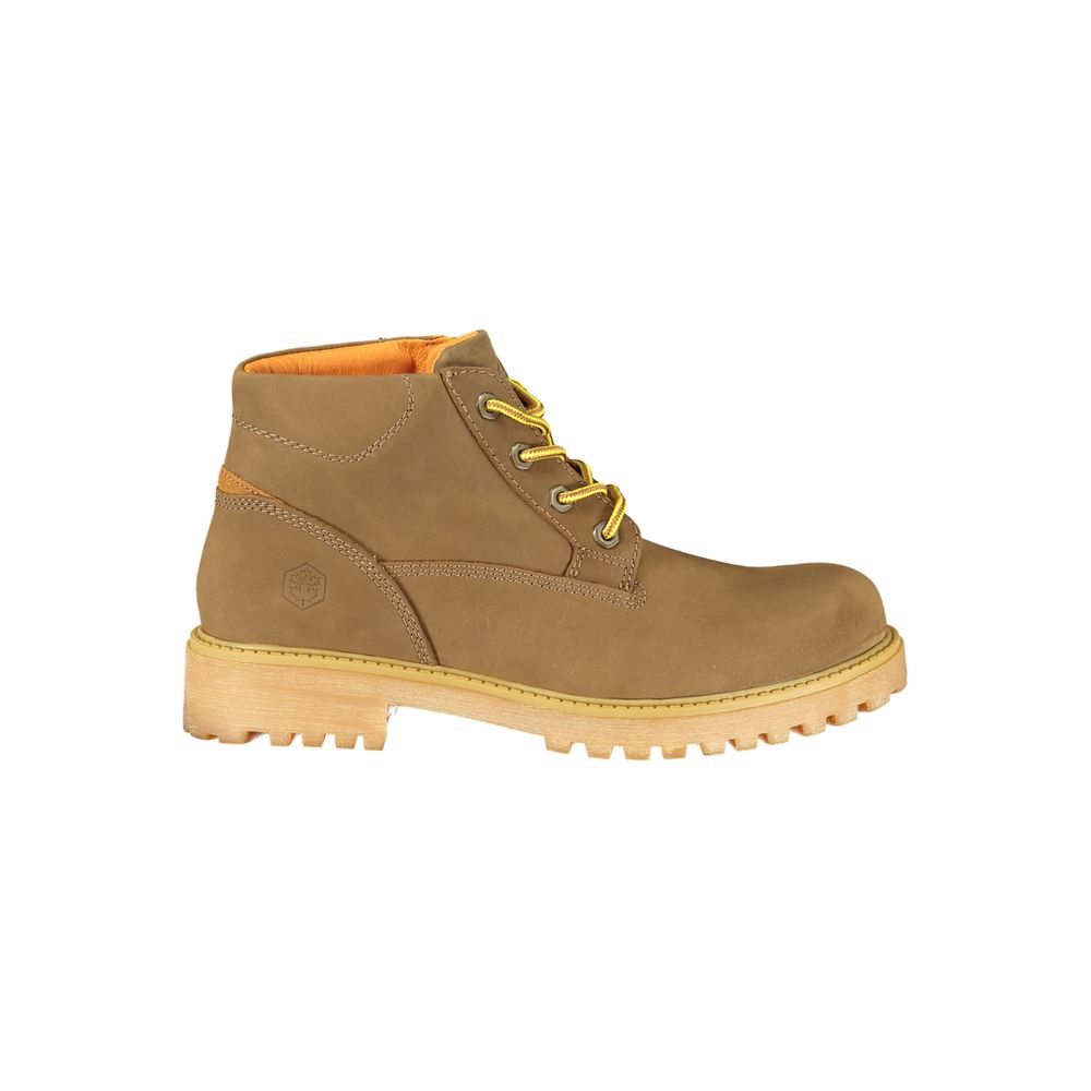 Brown Leather Men Sneaker