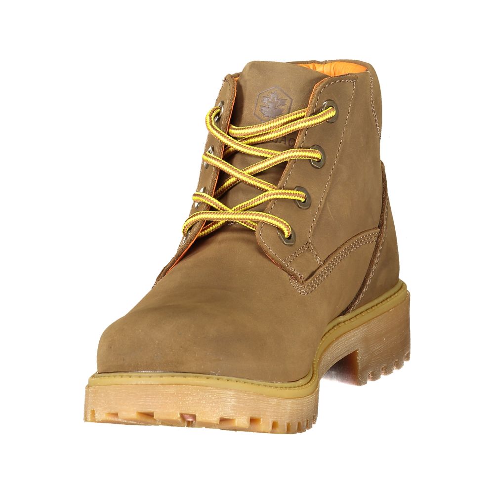 Brown Leather Men Sneaker