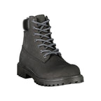 Black Leather Mens Sneaker