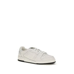 White Calf Leather Bos Taurus Athletic Sneakers