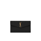 Black Leather Clutch Bag
