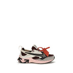 Multicolor Polyester Athletic Sneakers