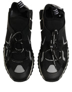 Black Sorrento Trekking Sneakers Men Shoes