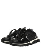 Black Sorrento Trekking Sneakers Men Shoes
