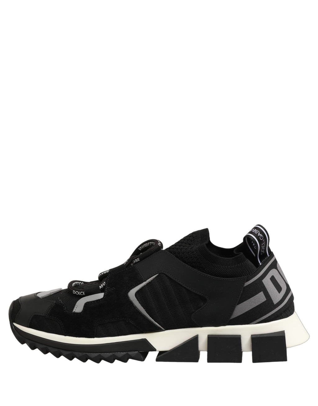 Black Sorrento Trekking Sneakers Men Shoes