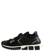 Black Sorrento Trekking Sneakers Men Shoes
