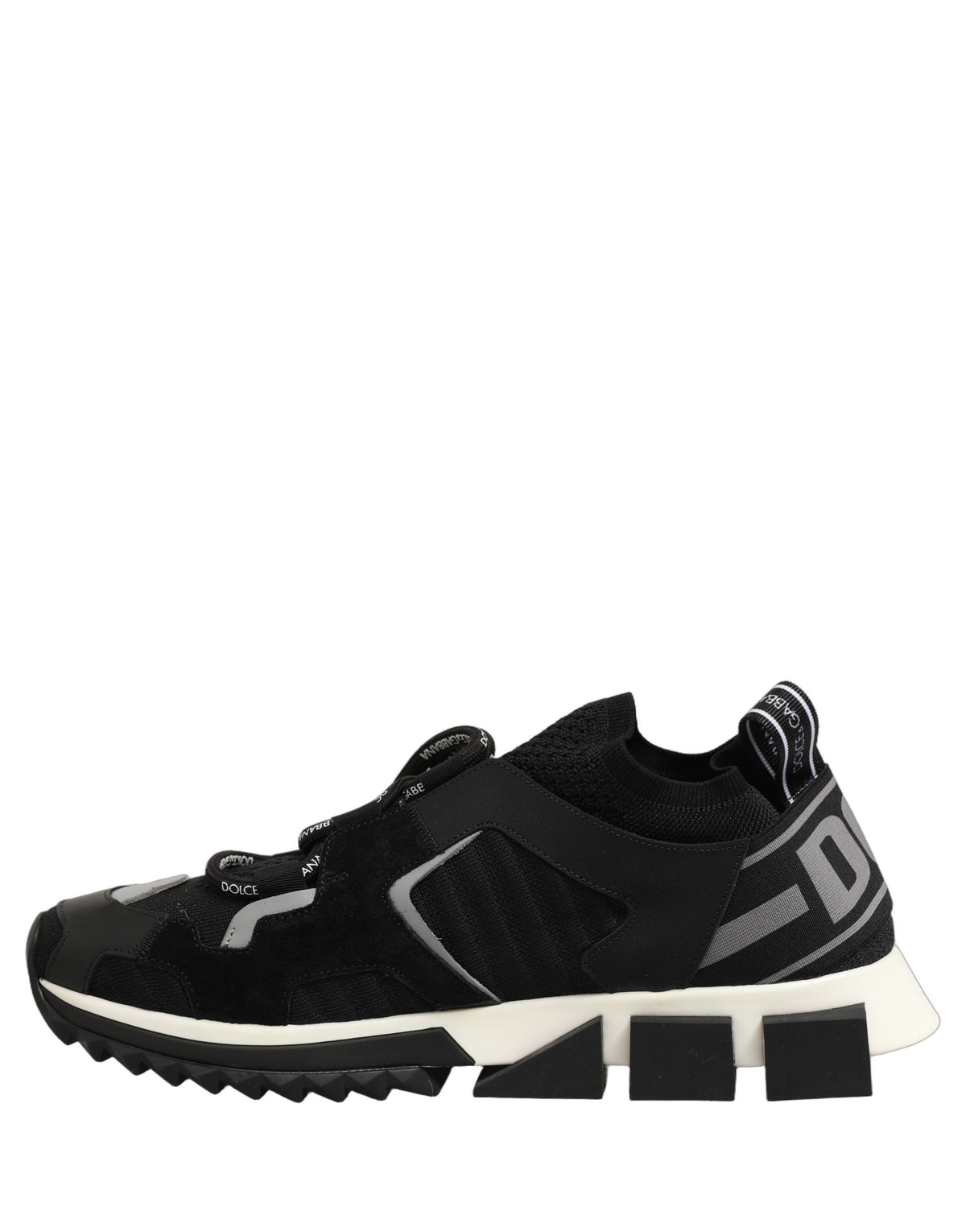 Black Sorrento Trekking Sneakers Men Shoes