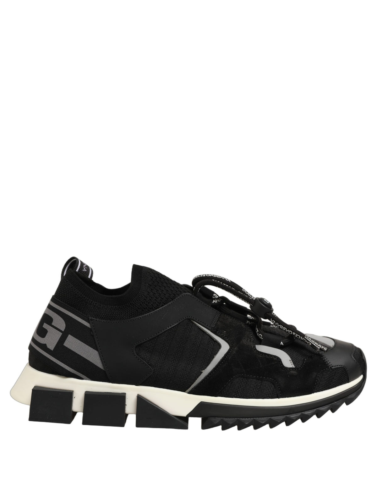 Black Sorrento Trekking Sneakers Men Shoes