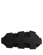 Black Logo Detailed Men Chunky Sandals Shoes