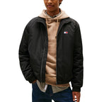 Black Recycled Polyester Bomber