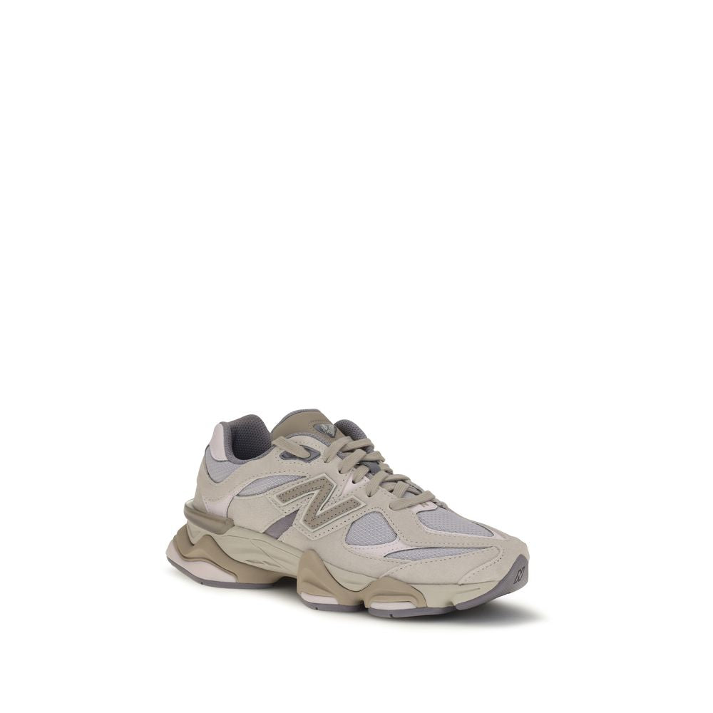 Beige Polyamide Athletic Sneakers