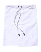 White DG Logo Men Drawstring Shorts Swimwear