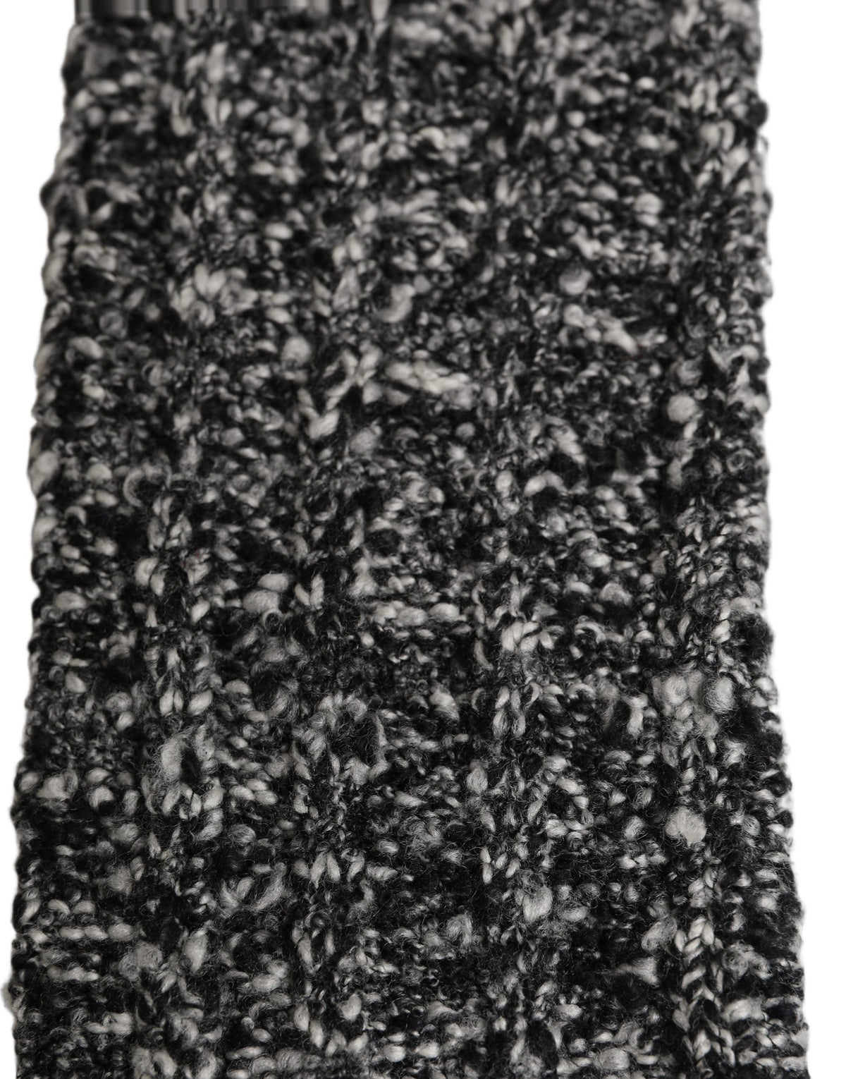 Sleeves Black Wool Blend Knitted Warmer Arm
