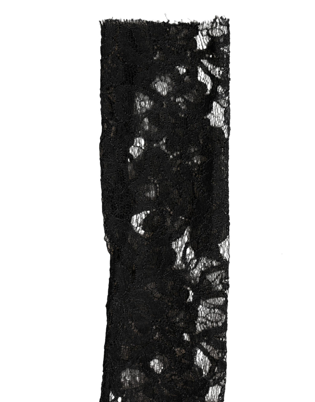Sleeves Black Nylon Floral Lace Warmer Arm