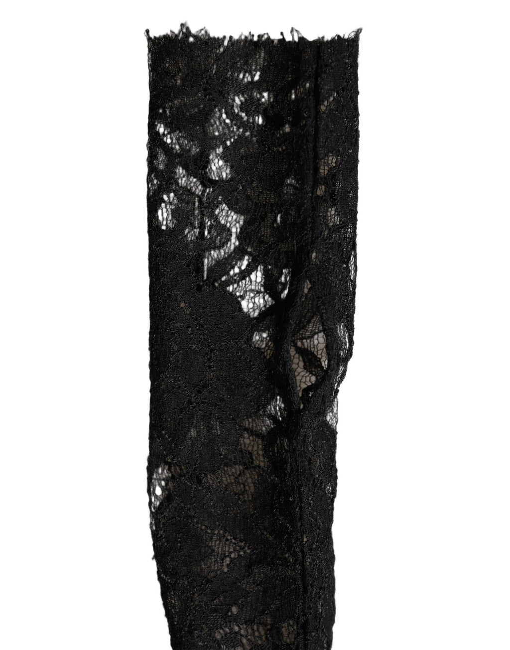 Sleeves Black Nylon Floral Lace Warmer Arm