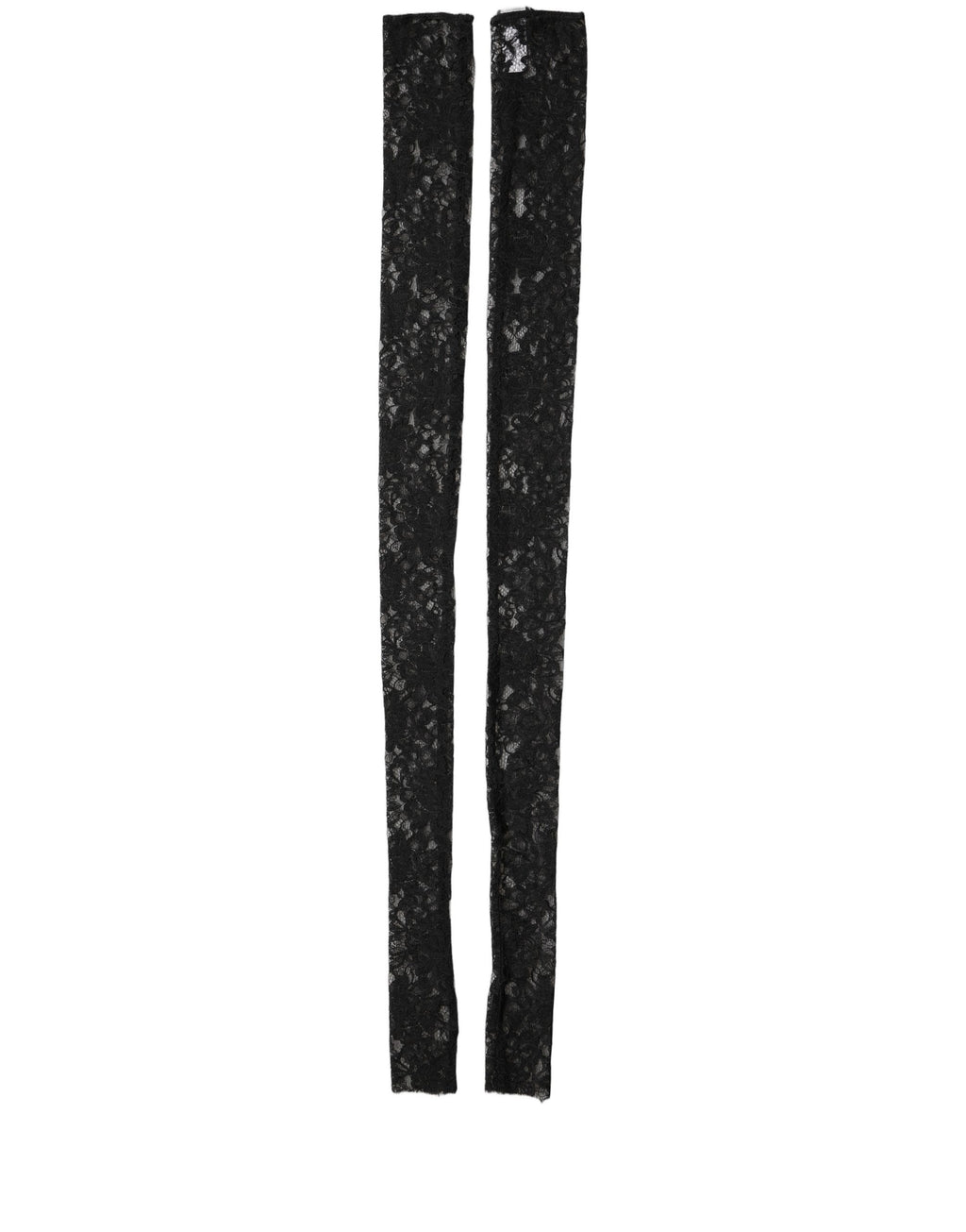 Sleeves Black Nylon Floral Lace Warmer Arm