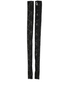 Sleeves Black Nylon Floral Lace Warmer Arm