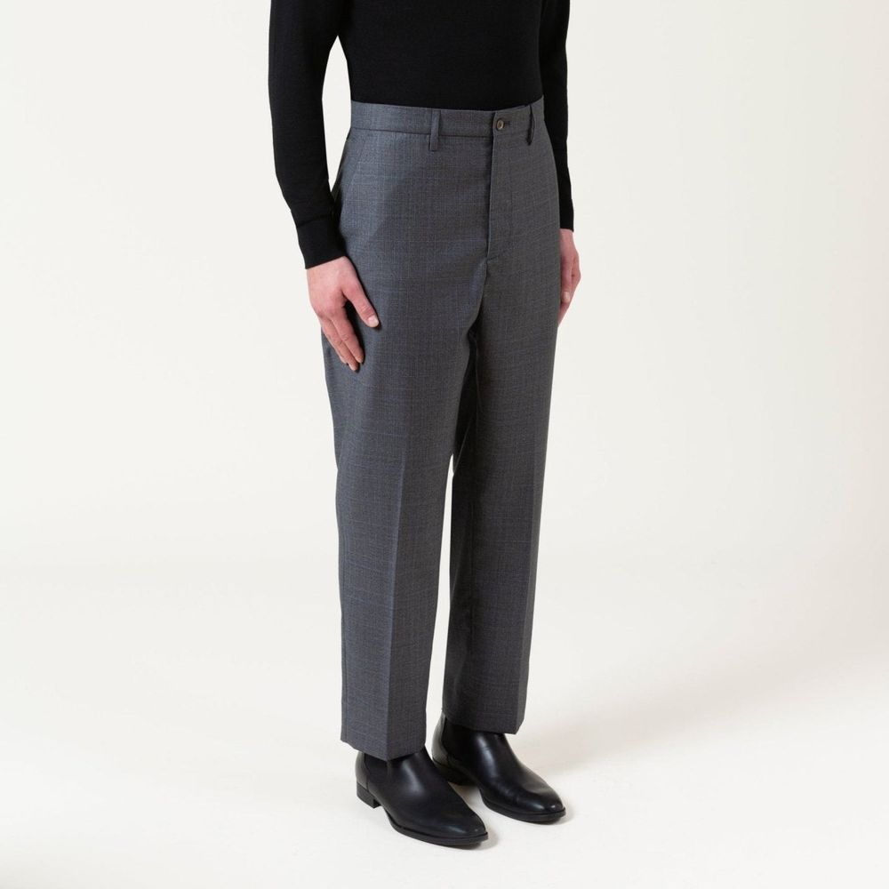 Gray Wool Dress Pants