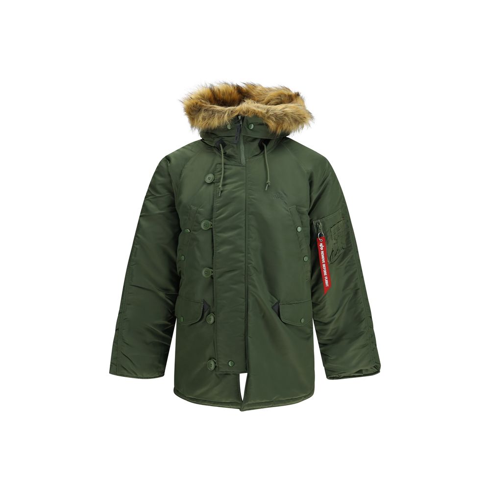 Bicolor Nylon Parka