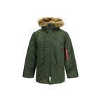 Bicolor Nylon Parka
