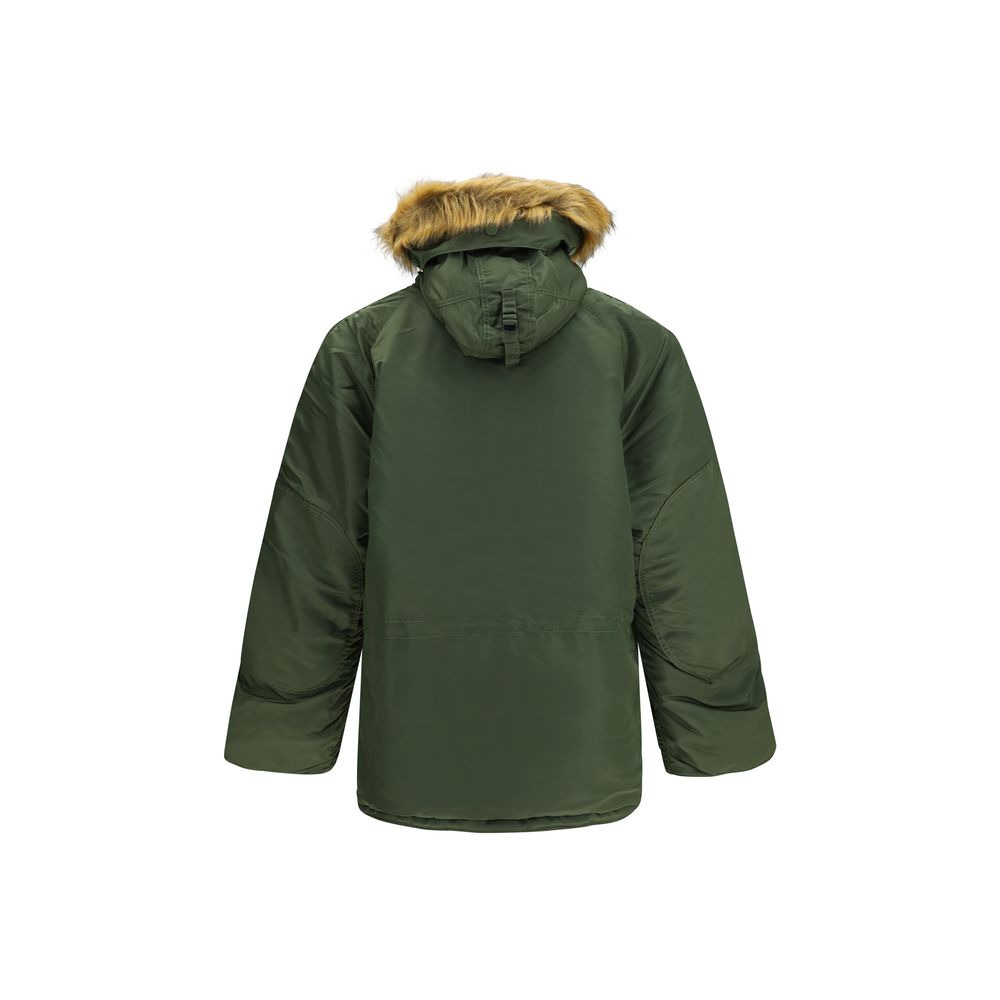 Bicolor Nylon Parka