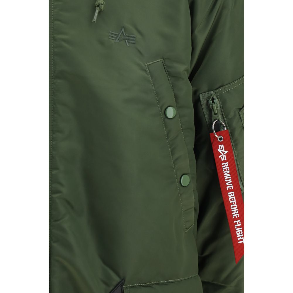 Bicolor Nylon Parka