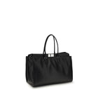 Black Calf Leather Bos Taurus Handbag