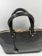 LOUIS VUITTON Alma GM in Ostrich Leather Handbag