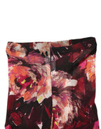 Multicolor Floral Nylon Tights Stockings Socks