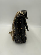 VALENTINO GARAVANI Rockstud Spike Black Handbag