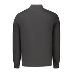 Black Cotton Men's Sweatshirt