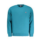 Blue Cotton Men's Sweatshirt