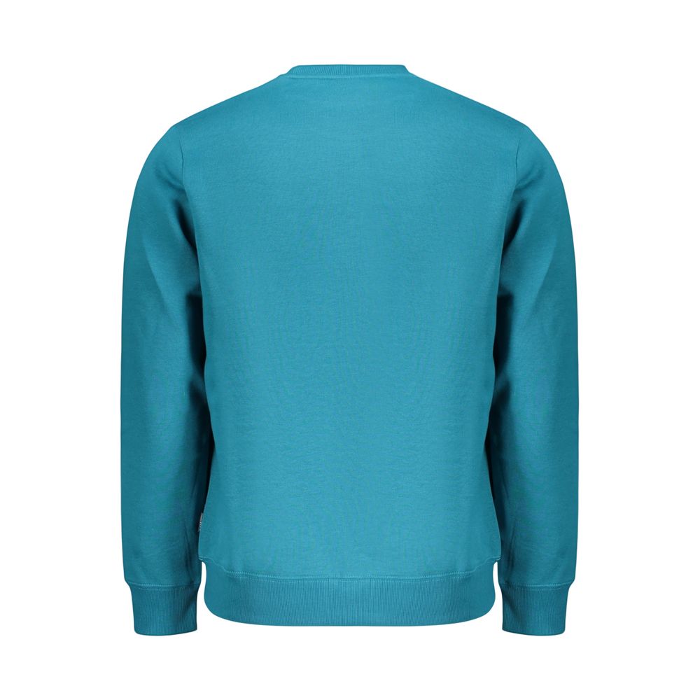 Blue Cotton Men's Sweatshirt