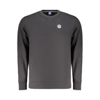 Black Cotton Mens Sweatshirt