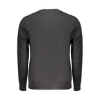Black Cotton Mens Sweatshirt